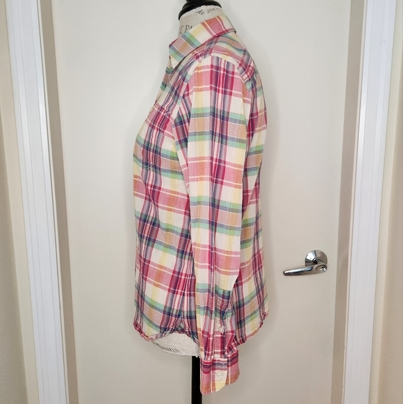 Ralph Lauren Pink Plaid Safari Shirt - Picture 2 of 13